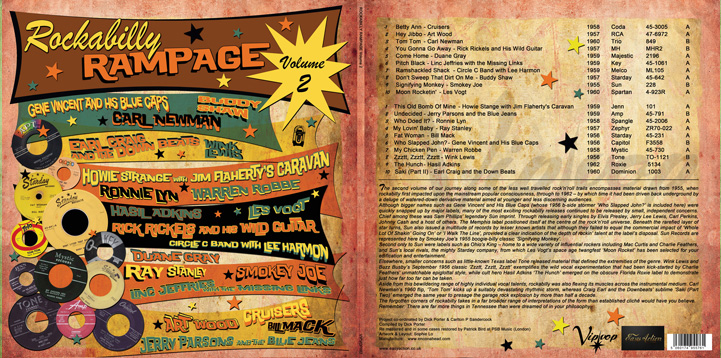 Rockabilly RAmpage Volume 2 Design by Sophie Lo